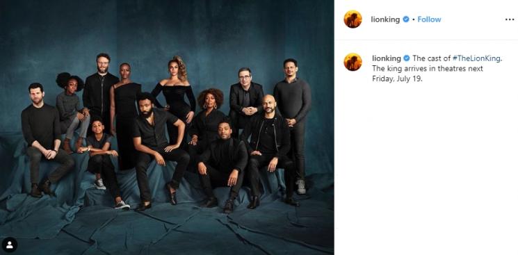 The Lion King (Instagram/@thelionking)