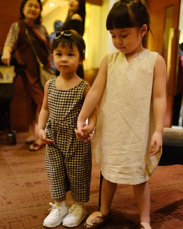 Gempi dan Nastusha main bareng. (Instagram)