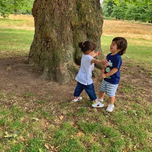 Inaaya dan Taimur (Instagram/@sakpataudi)