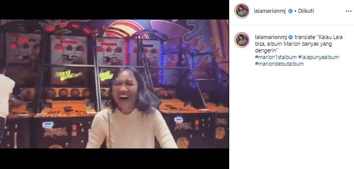 Marion Jola debut album pertama. (Instagram/@lalamarionmj)