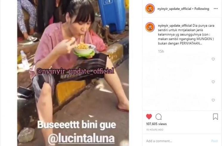 Lucinta Luna (Instagram @nyinyir_update_official)