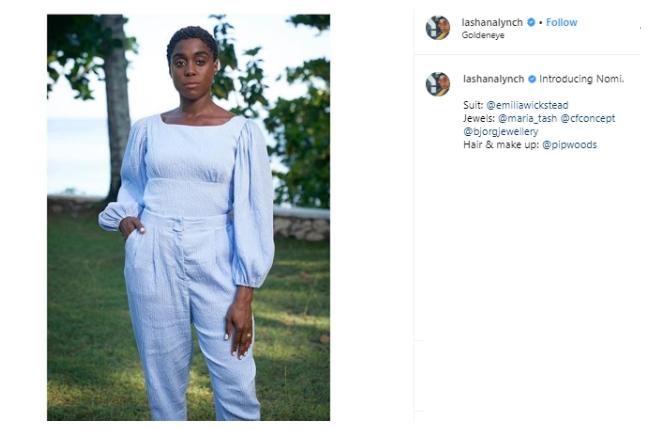 Lashana Lynch. (Instagram/@lashanalynch)