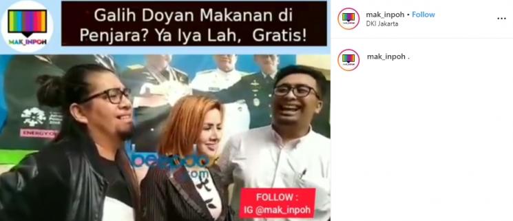 Galih Ginanjar (Instagram/@mak_inpoh)