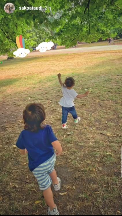 Inaaya dan Taimur (Instagram/@sakpataudi)