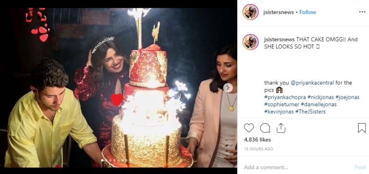 Ultah Priyanka Chopra (Instagram/@jsistersnews)