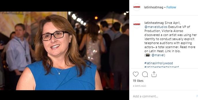 Victoria Alonso. (Instagram/@latinheatmag)
