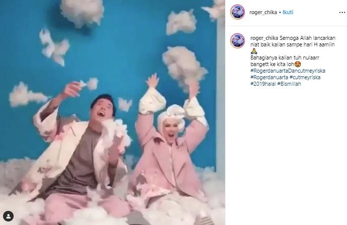 Cut Meyriska dan Roger Danuarta prewedding. (Instagram)