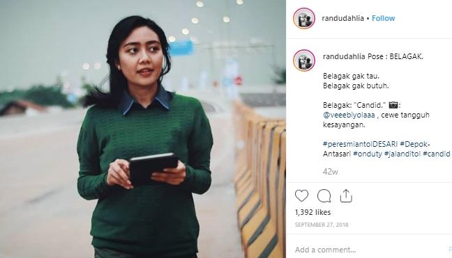 Randu Dahlia. (Instagram/@randudahlia)