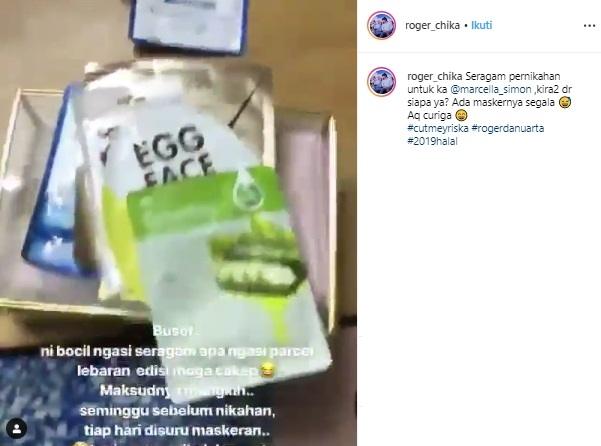 Isi Kotak Bridesmaid Mewah Cut Meyriska. (Instagram)