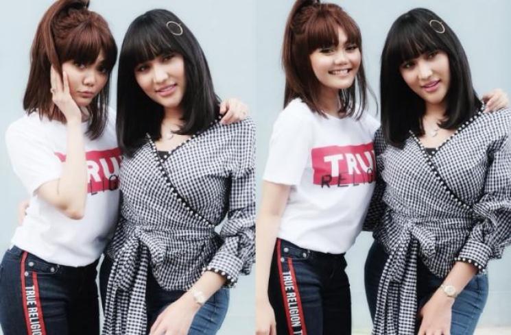 Rina Nose dan Lucinta Luna. (Instagram/@rinanose16)