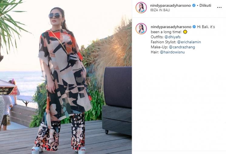 Nindy Ayunda (Instagram/@nindyparasadyharsono)