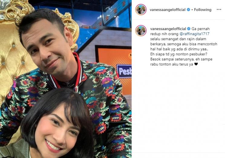 Vanessa Angel dan Raffi Ahmad (Instagram/@vanessaangelofficial)