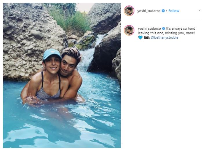 Yoshi Sudarso dan Istri. (Instagram/@yoshi_sudarso)