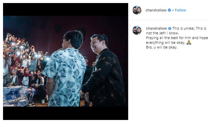 Chandra Liow. (Instagram/@chandraliow)