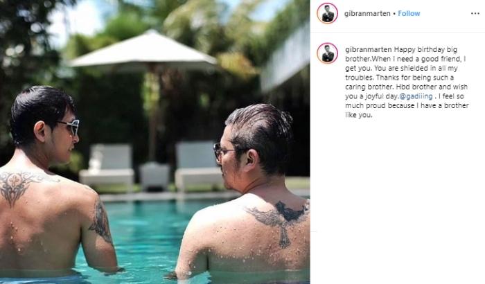 Gading Marten. (Instagram/@gibranmarten)