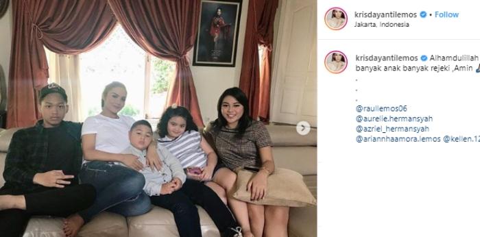 Azriel Hermansyah. (Instagram/@krisdayantilemos)