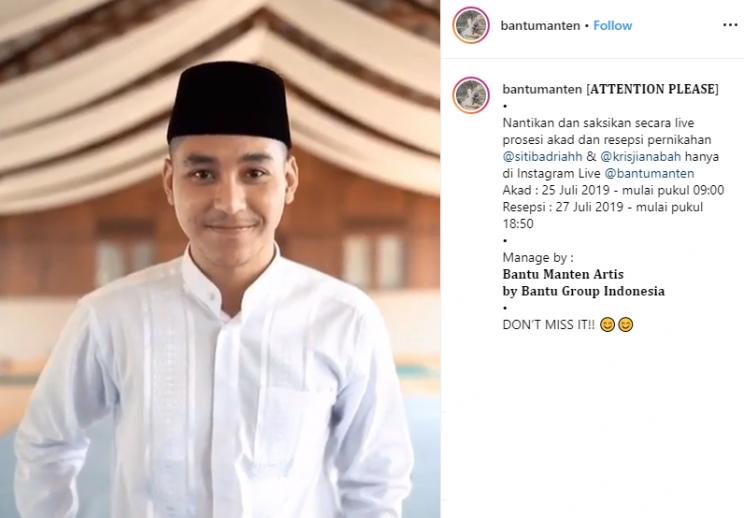 Siti Badriah (Instagram/@bantumanten)