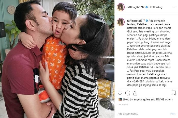 Raffi Ahmad, Rafathar, dan Nagita Slavina (Instagram @raffinagita1717)