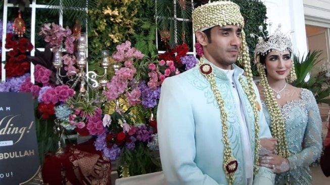 Tania Nadira dan Abdullah Alwi resmi menikah [Revi C Rantung/Suara.com]