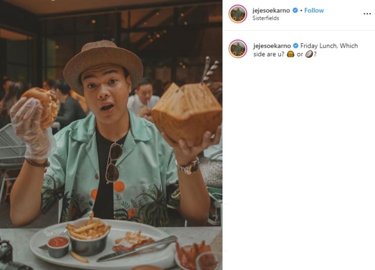 Jeje Soekarno (Instagram/@jejesoekarno)