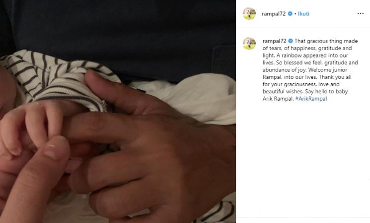 Arjun Rampal umumkan nama anak (Instagram/@rampal72)