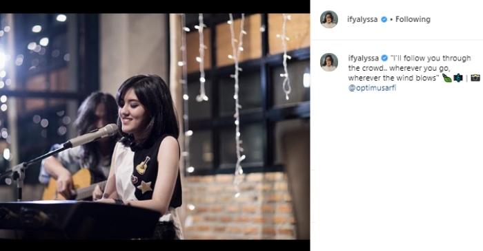 Ify Alyssa dan Gerald Situmorang. (Instagram/@ifyalyssa)