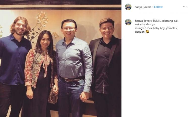 Ahok dan Puput Nastiti Devi (Instagram/@hanya_lovers)