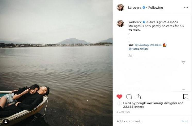 Boy William dan Karen Vendela (Instagram @karbearv)