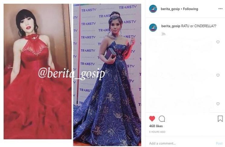 Lucinta Luna dan Meldi (Instagram @berita_gosip)