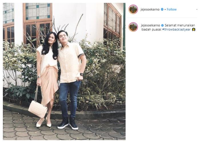 Donna Harun dan Jeje Soekarno. (Instagram/@jejesoekarno)