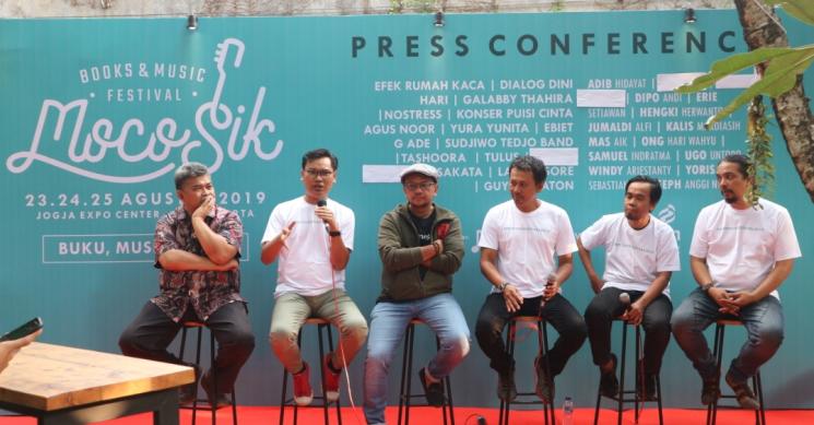 Konferensi Pers Mocosik di Medpresso Coffe Garden, Yogyakarta (MataMata.com/Firna Larasanti)