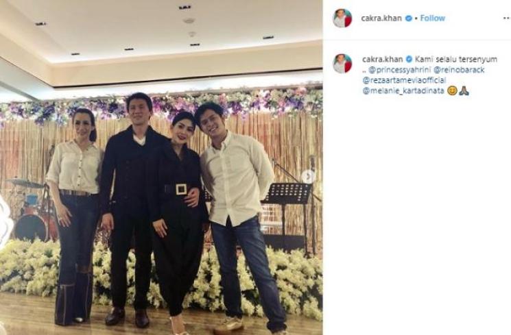 Ulang Tahun Syahrini. (Instagram/@cakrakhan)