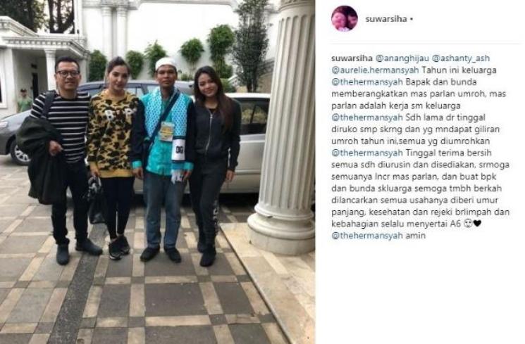 Anang Ashanty. (Instagram/@suwarsiha)