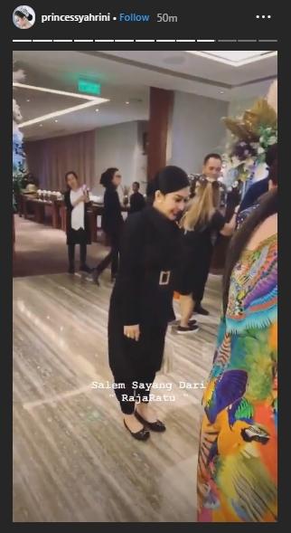 Syahrini. (Instagram/@princessyahrini)