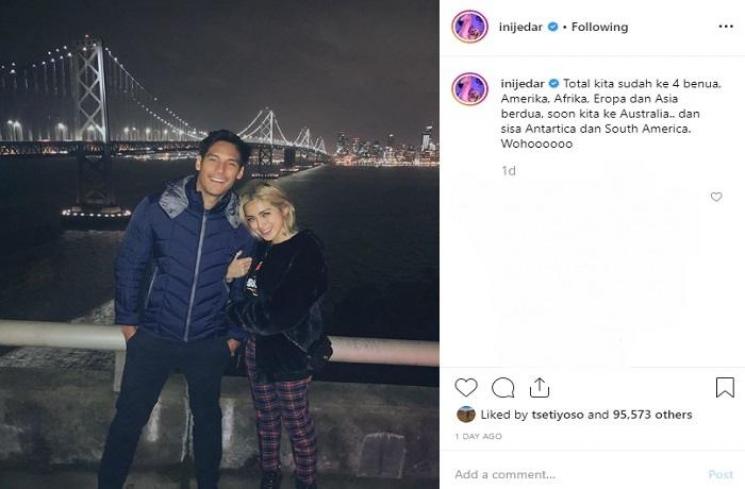 Jessica Iskandar dan Richard Kyle (Instagram @inijedar)