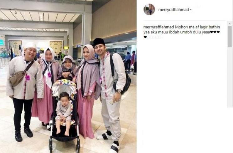 Raffi Ahmad dan Nagita Slavina. (Instagram/@merryraffiahmad)