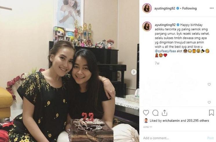 Ayu Ting Ting (Instagram @ayutingting92)