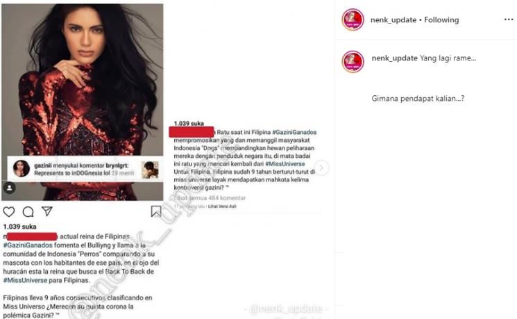 Gazini C.J Ganados (Instagram/@nenk_update)