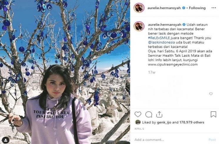 Aurel Hermansyah (Instagram @aurelie.hermansyah)