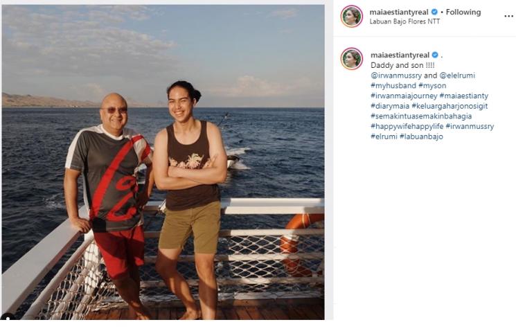 Irwan Mussry dan Ketiga Anak Maia Estianty (Instagram/@maiaestiantyreal)