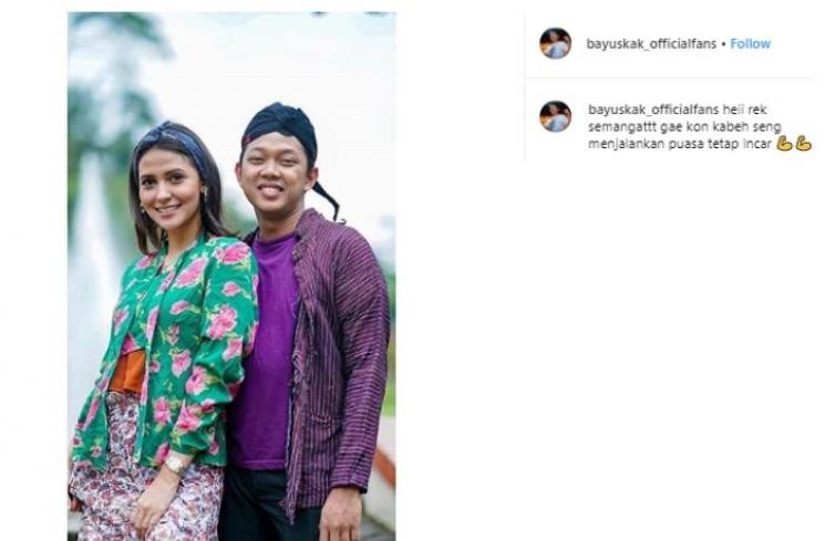 Bayu Skak dan Aliyah Faizah (Instagram/@bayuskak_officialfans)