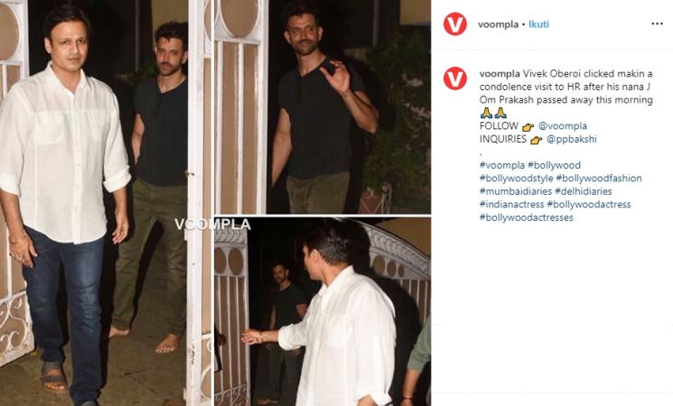 Kakek Hrithik Roshan meninggal dunia (Instagram/@voompla)