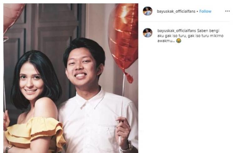 Bayu Skak dan Aliyah Faizah (Instagram/@bayuskak_officialfans)
