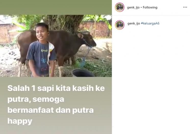 Putra (Instagram/@genk_ijo)