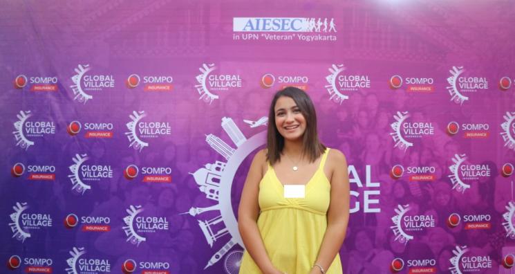 Mahasiswa asal Egypt yang mengikuti kegiatan AIESEC UPN Veteran Yogyakarta (MataMata.com/Firna)