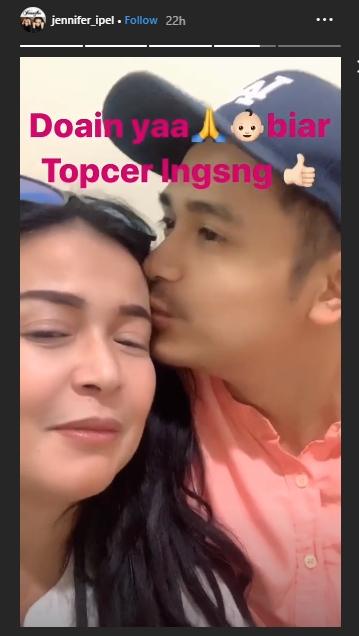Ajun Perwira dan Jennifer Jill. (Instagram/@jennifer_ipel)