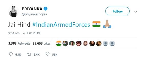 Unggahan Priyanka Chopra. (Twitter/PriyankaChopra)