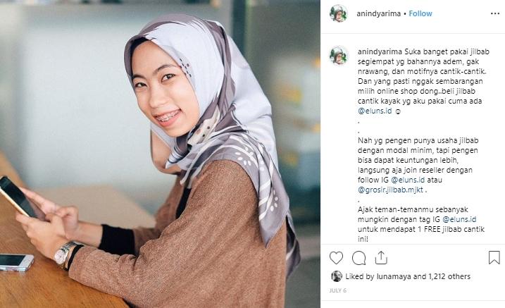 Asisten Luna Maya. (Instagram/@anindyarima)