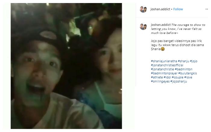 Jojo dan Shanju JKT48. (Instagram/@joshan_addict)