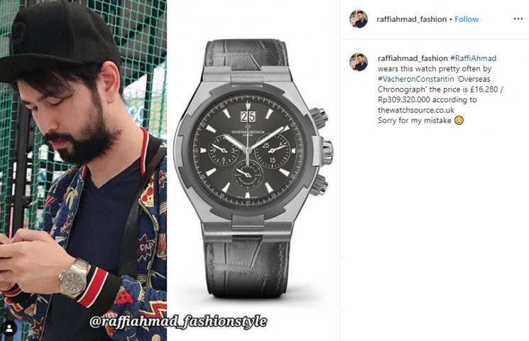 Raffi Ahmad (Instagram/@raffiahmad_fashion)